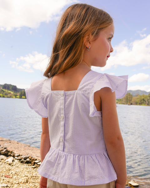 Blusa Manga Corta para Bebé Niña