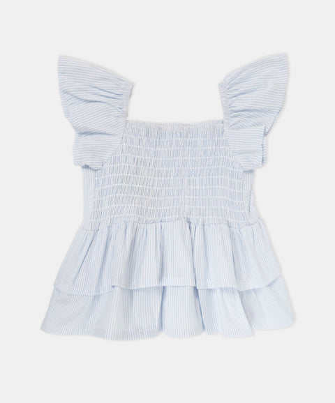 Blusa Manga Corta Para Niña