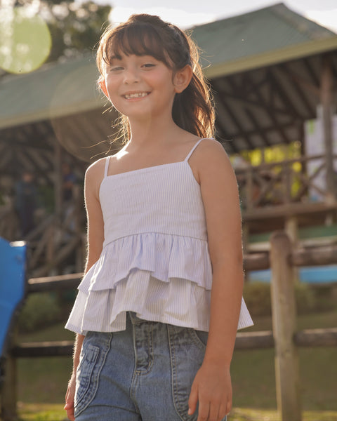 Blusa De Tiras Para Niña