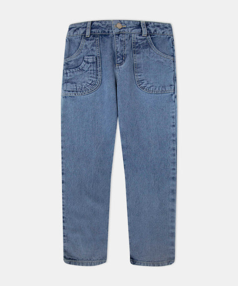 Jean Wide Leg Para Niña