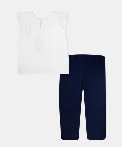 Conjunto De Camiseta Y Leggings Para Recién Nacida