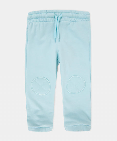 Pantalón Para Recién Nacido En Burda Color Azul Claro