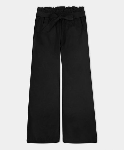 Pantalón En Twill Para Niña Color Negro