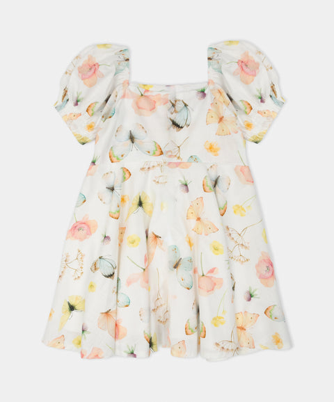 Vestido Estampado Para Niña