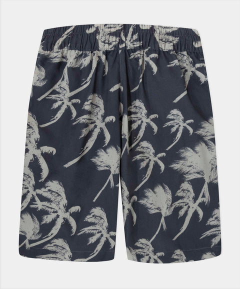 Conjunto De Camisa Y Bermuda Para Niño En Algodón Color Gris Oscuro