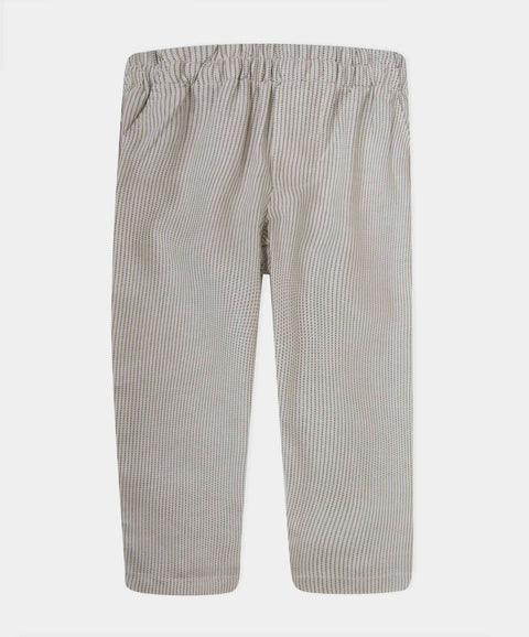 Set Ocasión Especial Camisa Y Pantalón Para Recién Nacido Color Blanco