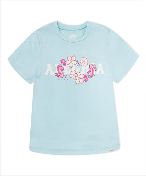 Camiseta Manga Corta Para Niña