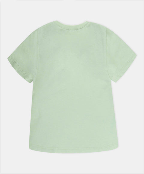 Camiseta Manga Corta Para Bebé Niña