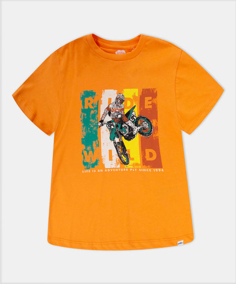 Camiseta Manga Corta Para Niño