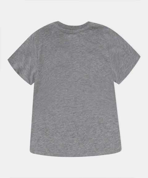 Camiseta Manga Corta Para Bebe Niño En Tela Suave Color Gris Jasped