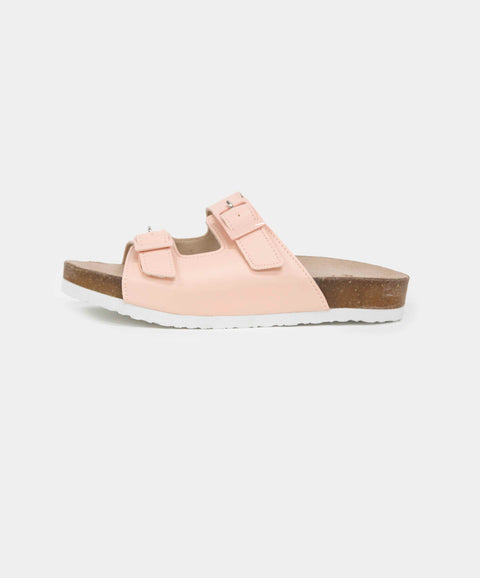 Sandalias Para Niña En Material Sintético Color Mandarina