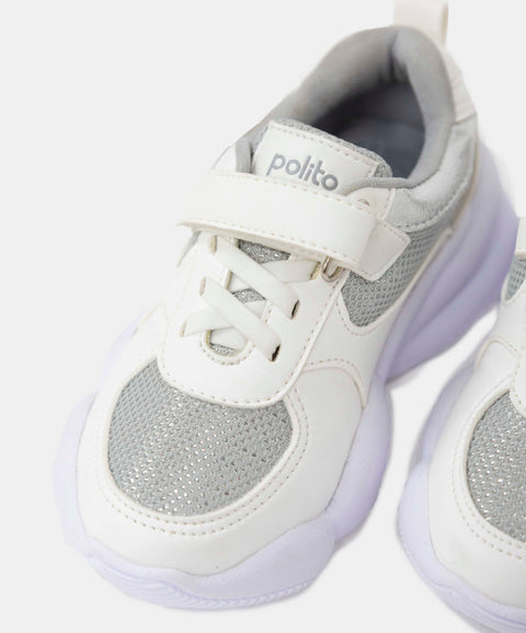 Tenis con Velcro Para Bebé Niña