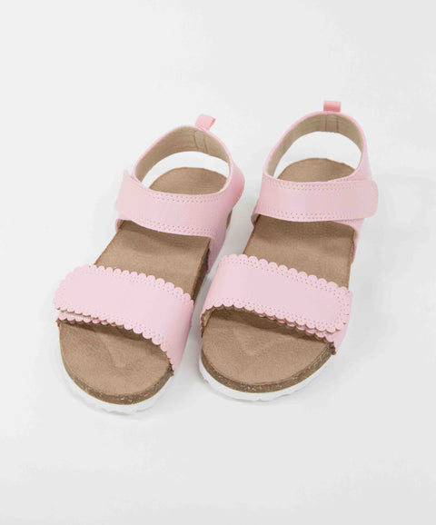 Sandalias Para Bebe Niña En Material Sintético Color Rosado