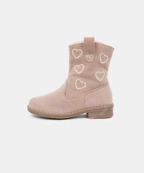 Botas Para Bebe Niña Color Palo de Rosa