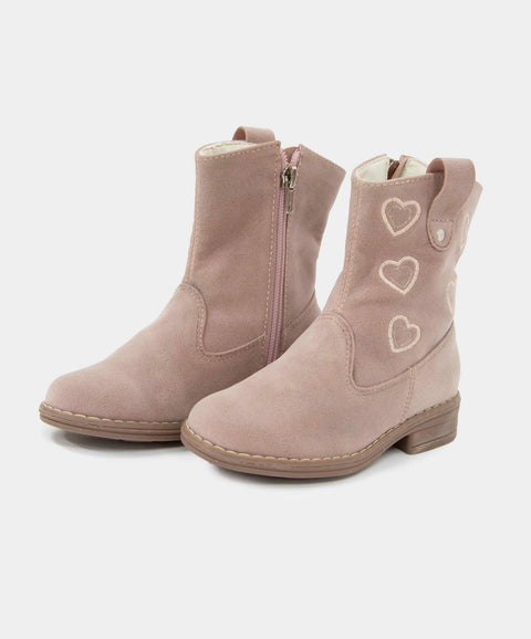 Botas Para Bebe Niña Color Palo de Rosa