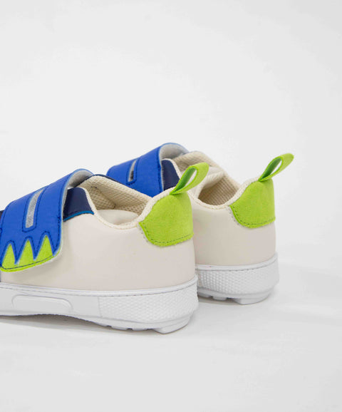 Tenis Velcro Para Recién Nacido Color Marfil