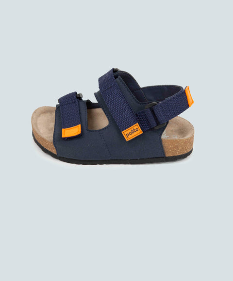 Sandalias Para Bebé Niño En Material Sintético Color Azul