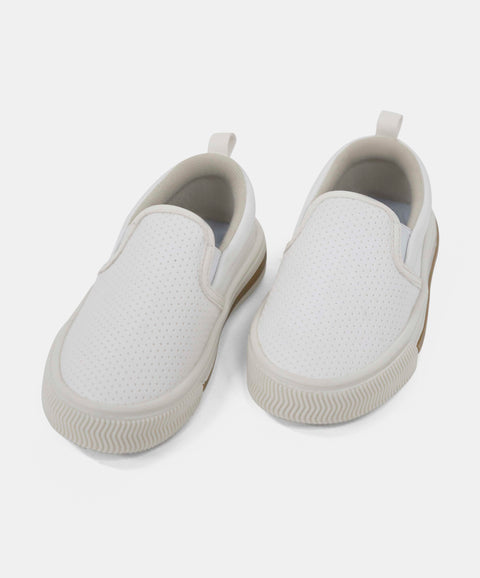 Zapatos Mocasín Para Bebe Niño Color Marfil
