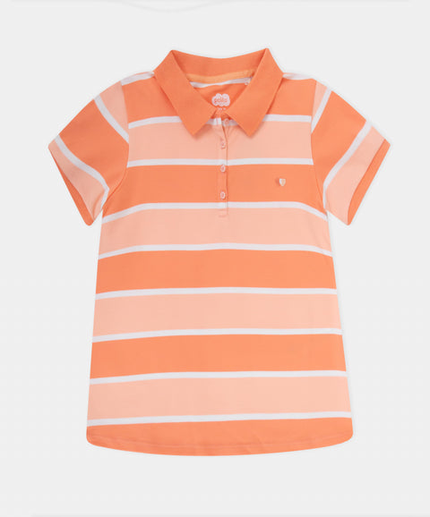 Camiseta Polo Manga Corta Para Niña