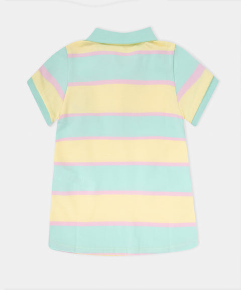 Camiseta Polo Manga Corta Para Niña