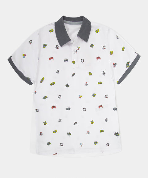 Camiseta Polo Manga Corta Para Niño