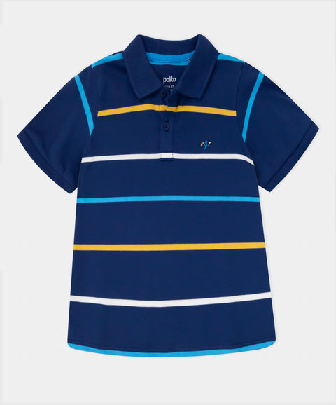 Camiseta Polo Manga Corta Para Bebé Niño
