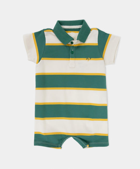 Mameluco Tipo Polo Para Recién Nacido