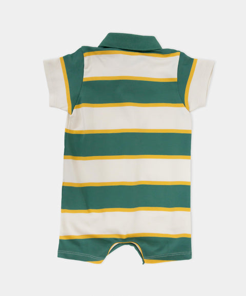 Mameluco Tipo Polo Para Recién Nacido