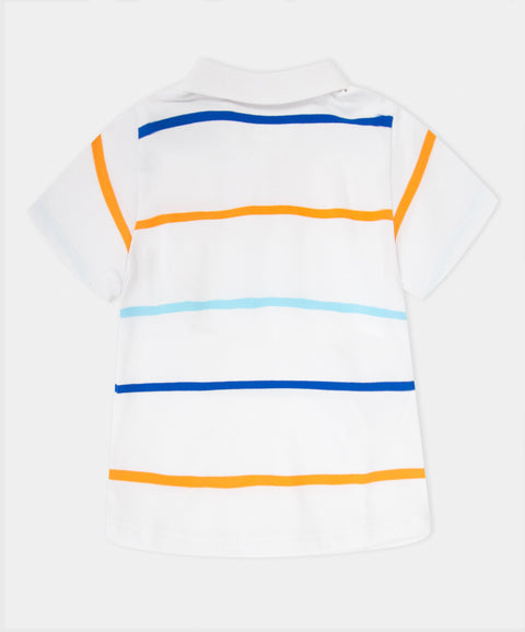 Camiseta Polo Manga Corta Para Recién Nacido