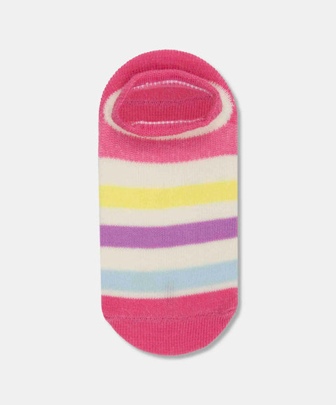 Medias Tobilleras X2 Para Bebé Niña En Algodón Color Marfil