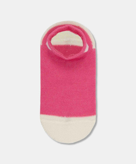 Medias Tobilleras X2 Para Bebé Niña En Algodón Color Rosado Y Morado