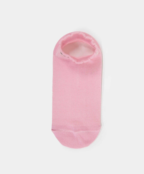 Medias Tobilleras X2 Para Niña En Algodón Color Rosado Y Verde