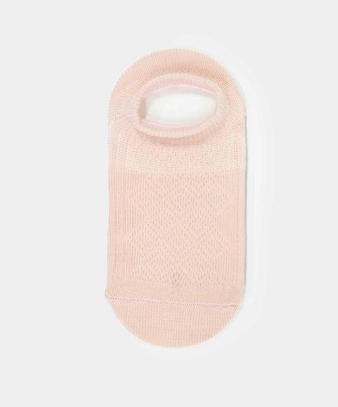 Medias Tobilleras X2 Para Bebé Niña En Algodón Color Marfil