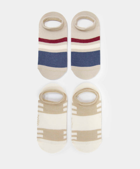 Medias Tobillera X2 Para Niño En Algodón Color Marfil