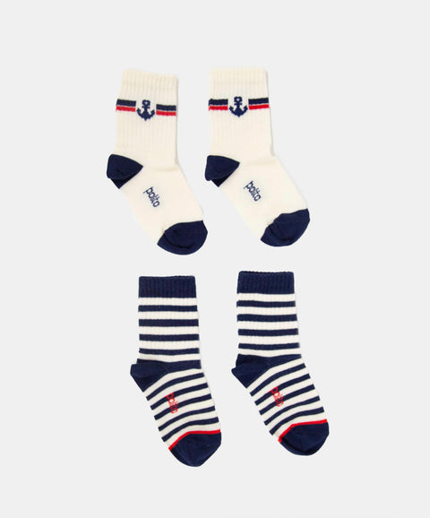 Medias Pack x2 Para Bebé Niño