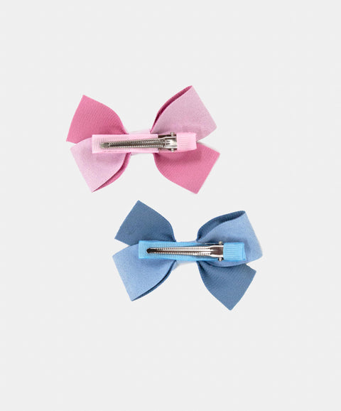 Hebillas X2 Para Niña Color Rosado Y Azul