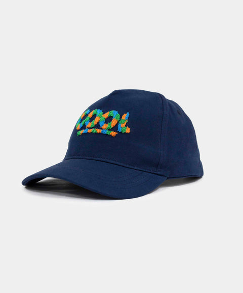 Gorra Para Niño En Tela Color Azul Oscuro