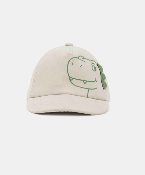 Gorra Para Recién Nacido En Tela Suave Color Arena