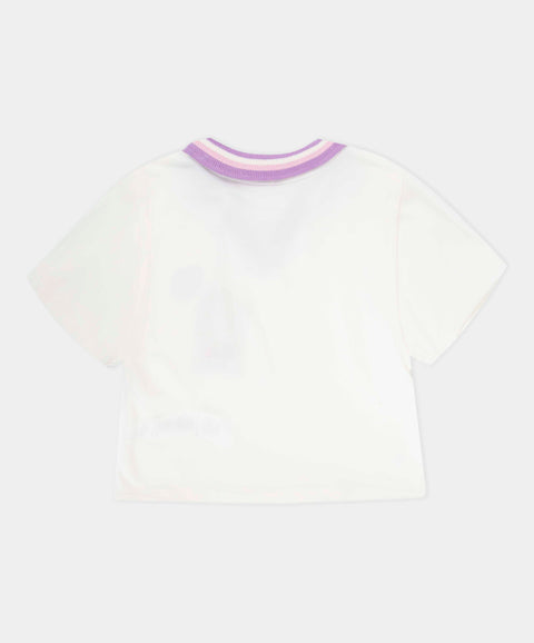 Conjunto Deportivo Camiseta Y Pantalón Para Bebé Niña Color Lila