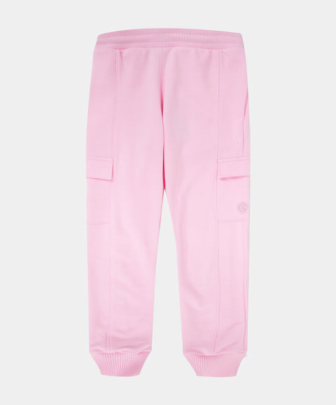 Pantalón Deportivo Perchado Para Niña Color Rosado Claro