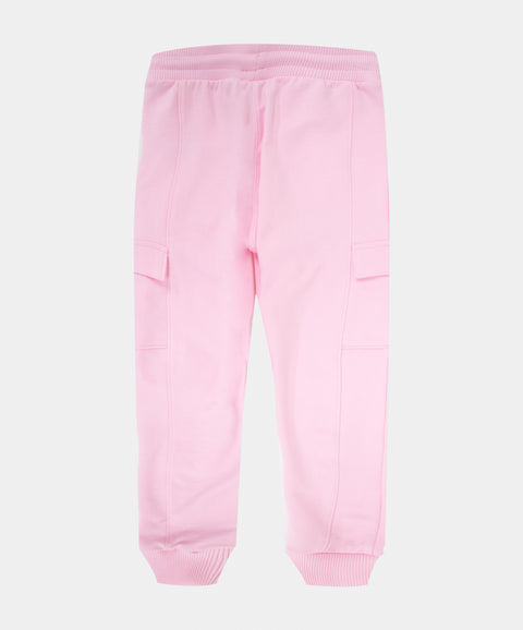 Pantalón Deportivo Perchado Para Niña Color Rosado Claro