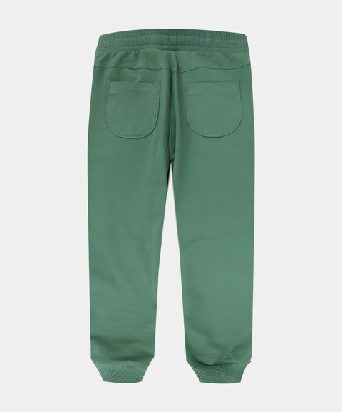 Pantalón Deportivo Perchado Para Niño Color Verde