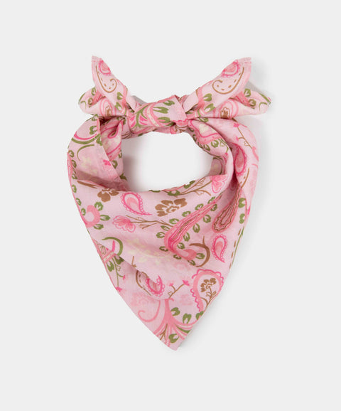 Pañoleta Estampada Para Niña Color Rosado