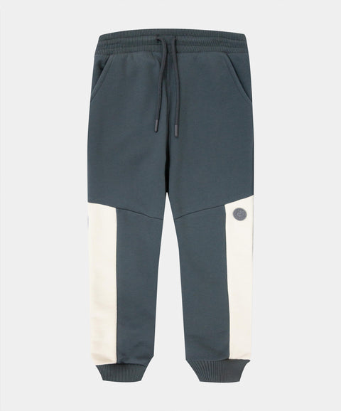 Pantalón Deportivo Perchado Para Bebé Niño Gris Oscuro