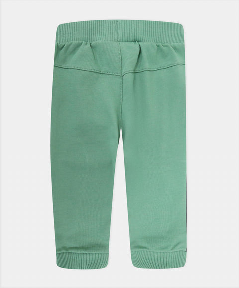 Pantalón Deportivo Perchado Para Recién Nacido Color Verde