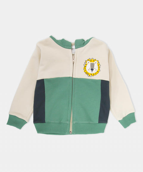 Chompa Deportiva Para Recién Nacido En Burda Color Verde