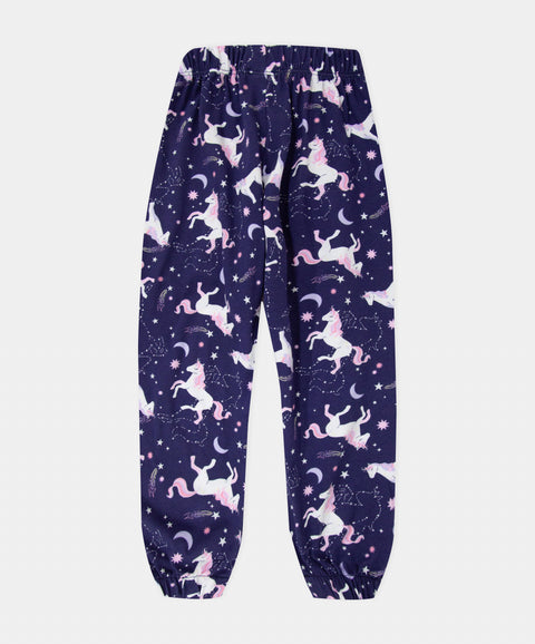 Pijama Camiseta Manga Corta y Pantalón Para Niña