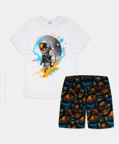 Pijama Camiseta y Short Para Niño