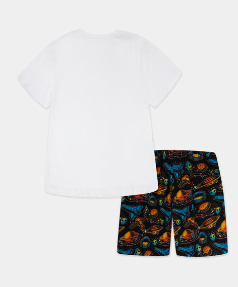 Pijama Camiseta y Short Para Niño