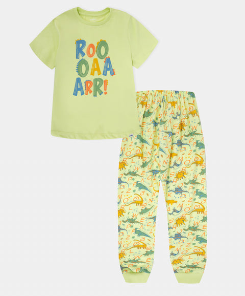 Pijama Camiseta Manga Corta y Pantalón